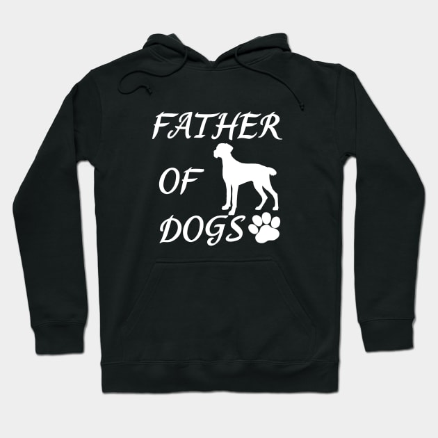 Father of Dogs - Brittany Dog Spaniel Hoodie by JollyMarten